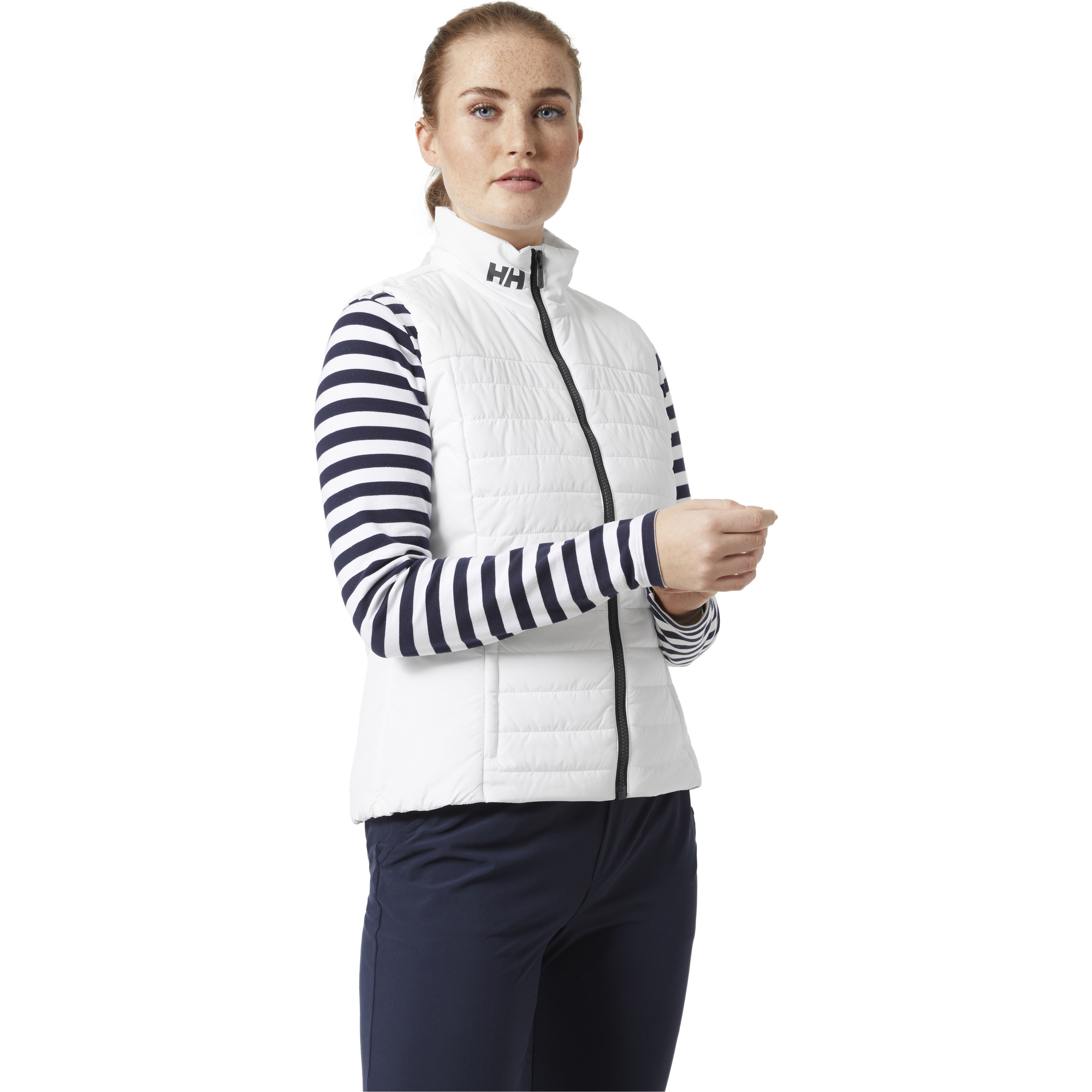 2026 Helly Hansen Womens Crew Insulator Vest 30240 - White